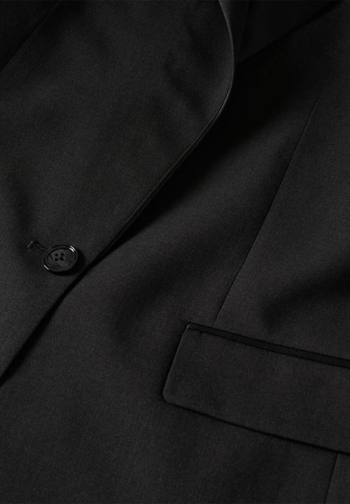 MANGO - Blazer smoking - black