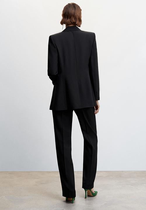 MANGO - Blazer smoking - black