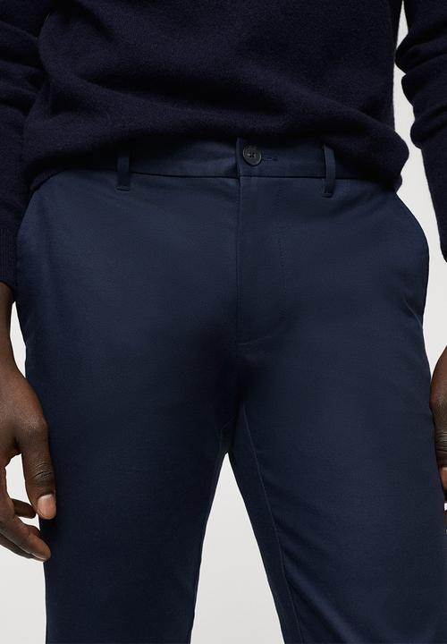 MANGO - Trousers graham - navy