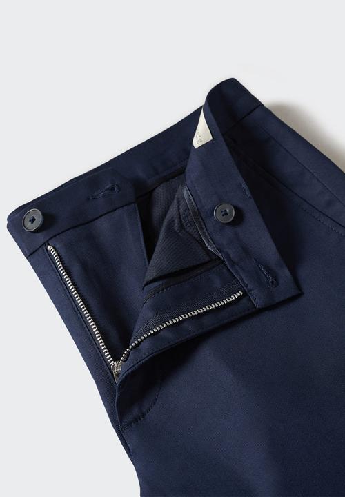 MANGO - Trousers graham - navy