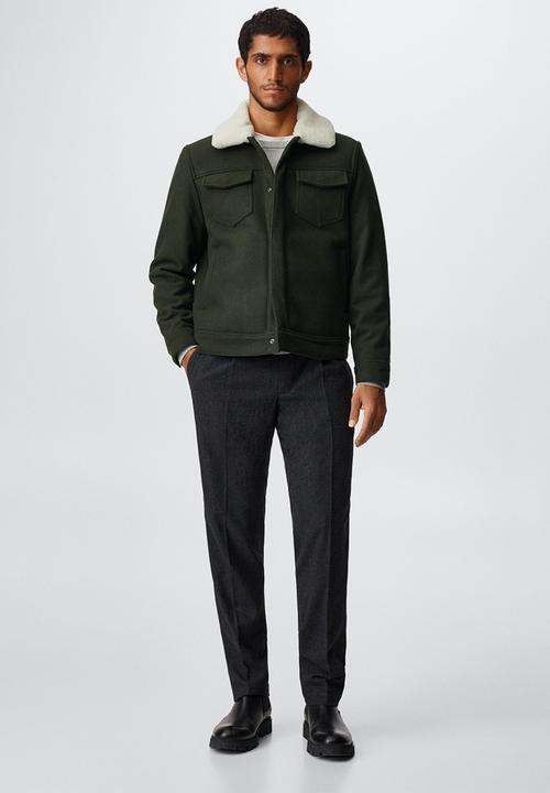 MANGO - Jacket dopana - khaki