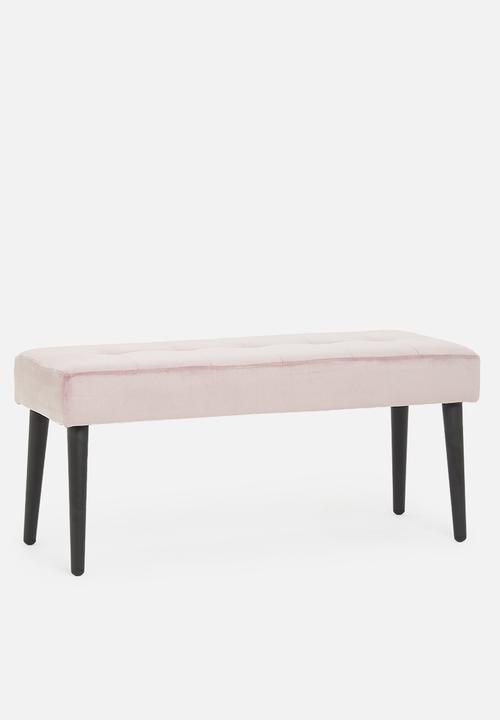 Sixth Floor - Glory bench - dusty rose