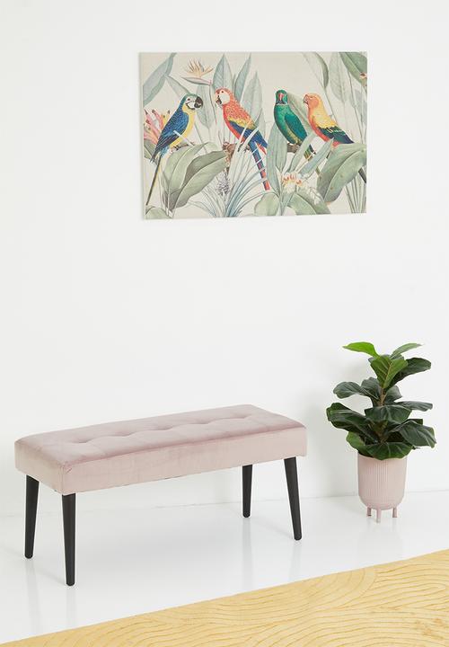 Sixth Floor - Glory bench - dusty rose
