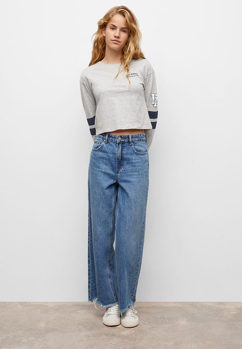 MANGO - T-shirt  sweet - grey