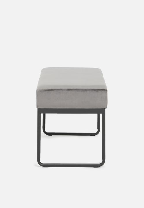 Sixth Floor - Xenia bench - grey