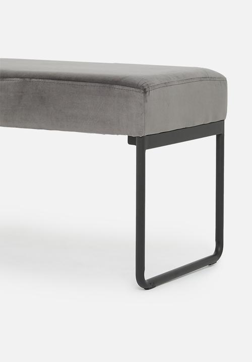 Sixth Floor - Xenia bench - grey
