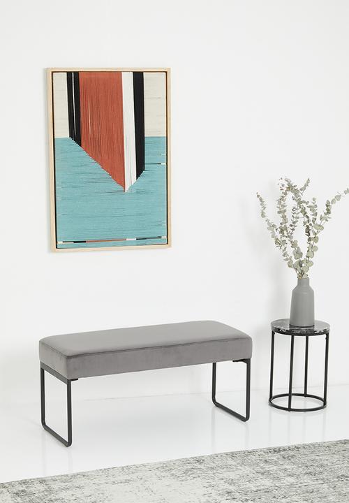 Sixth Floor - Xenia bench - grey