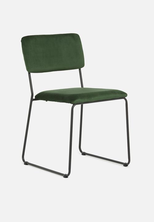 Sixth Floor - Cornelia dining chair - forest green