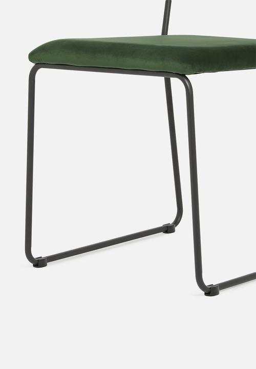 Sixth Floor - Cornelia dining chair - forest green