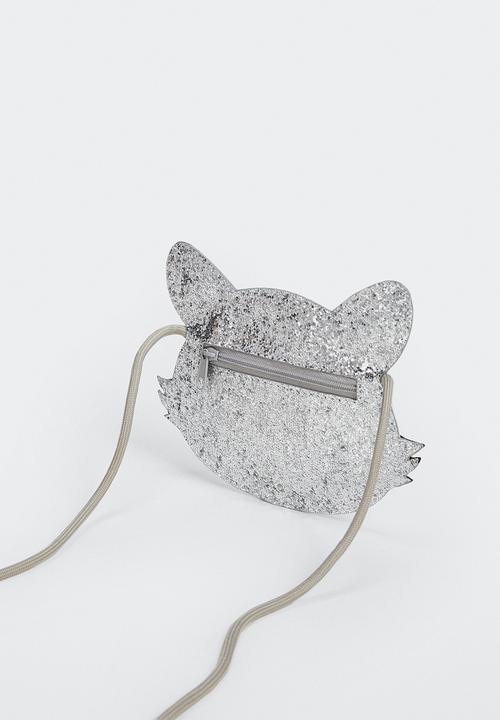 MANGO - Bag mapache - silver