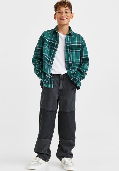 H&M - Baggy fit jeans - dark grey