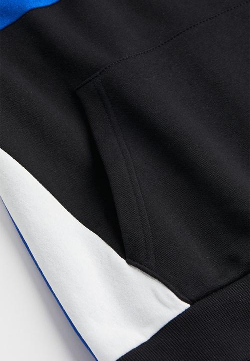 H&M - Oversized hoodie - blue & black
