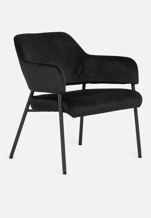 Sixth Floor - Lima lounge chair - black