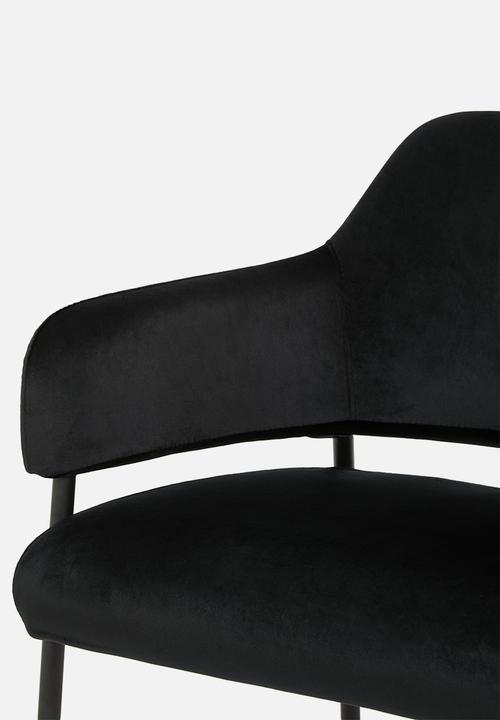 Sixth Floor - Lima lounge chair - black