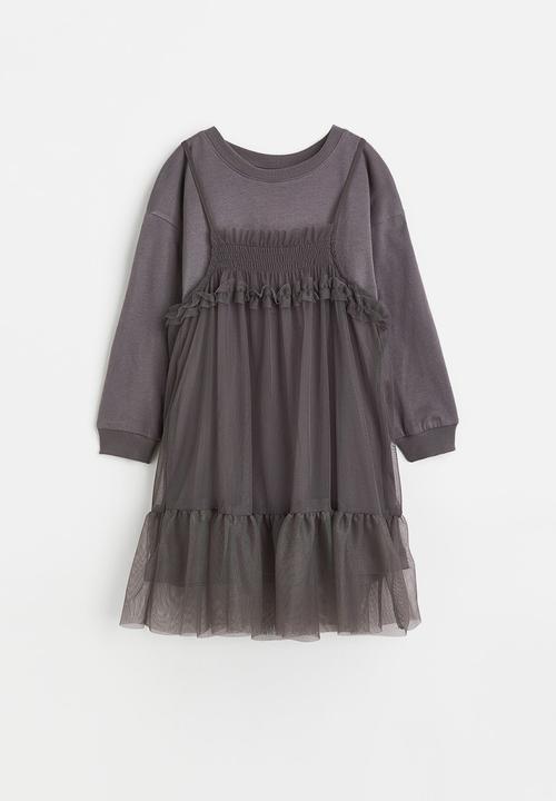 H&M - 2 Piece dress set - dark grey