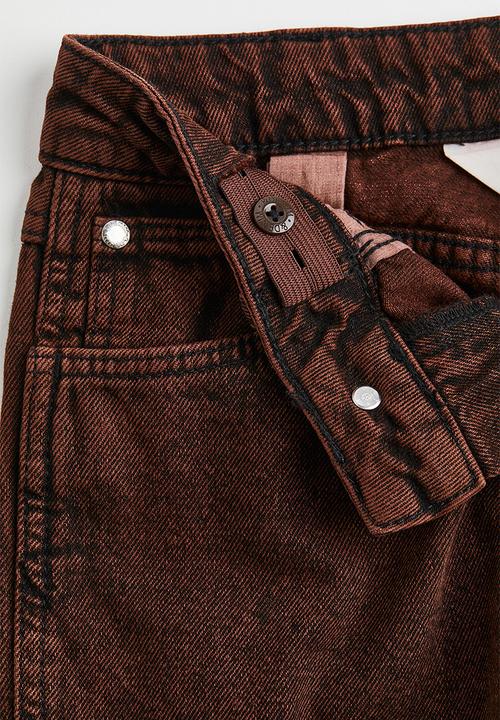 H&M - Baggy fit jeans - dark brown