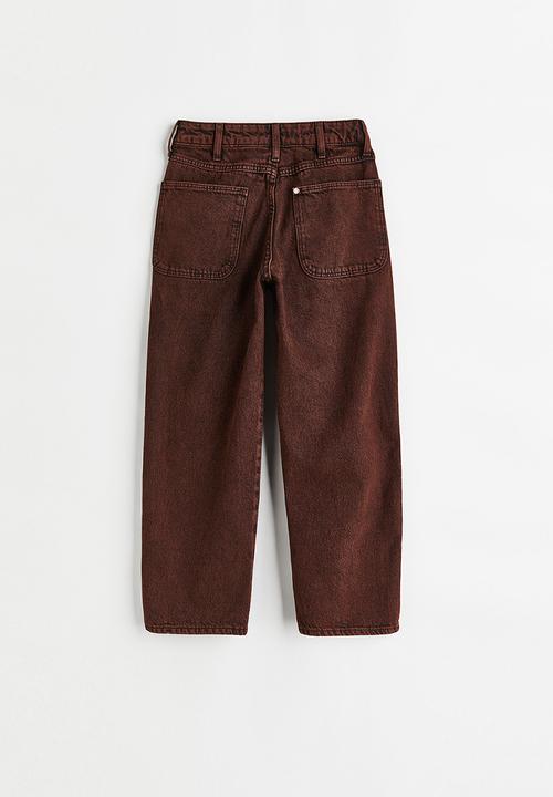 H&M - Baggy fit jeans - dark brown