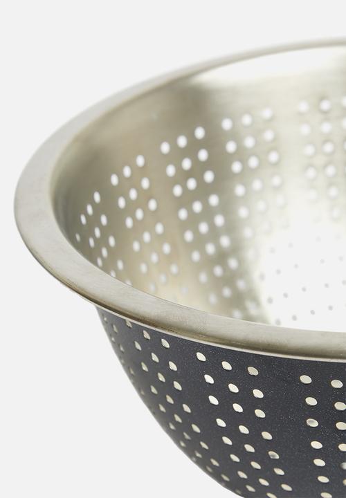 Excellent Houseware - Stainless steel colander - anthracite