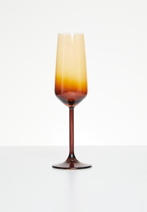 Excellent Houseware - Lucern champagne glass set of 4 - clear