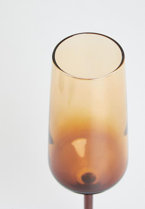 Excellent Houseware - Lucern champagne glass set of 4 - clear