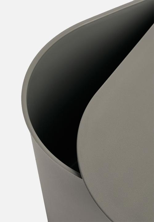 Excellent Houseware - Bread bin with lid - grey