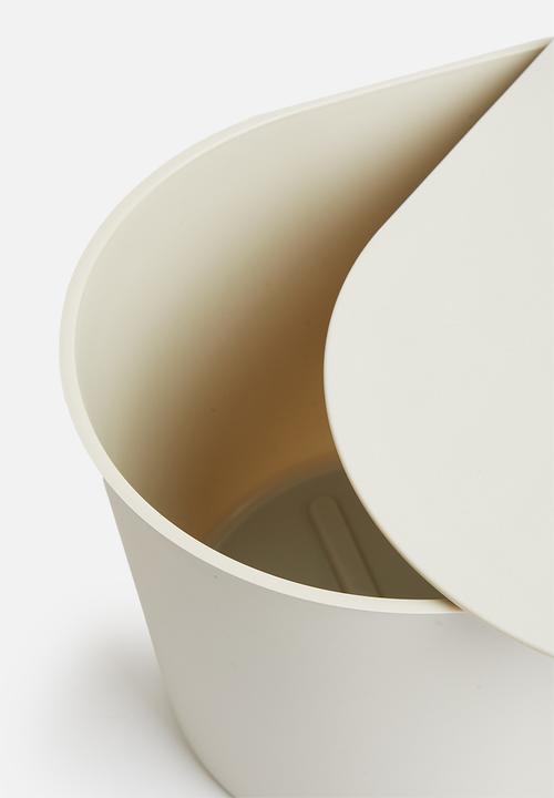 Excellent Houseware - Bread bin with lid - cream