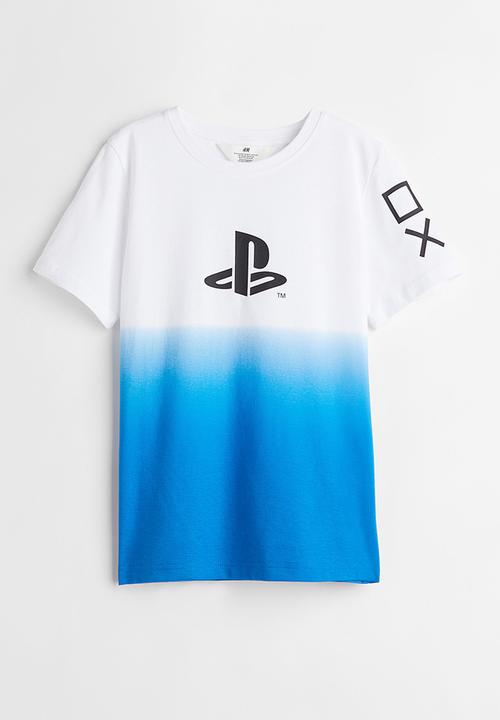H&M - Printed T-shirt - white/playstation