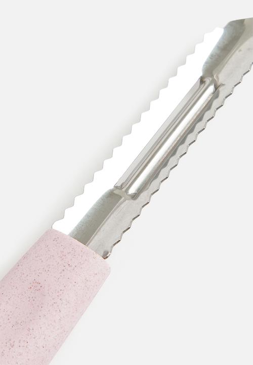 Excellent Houseware - Stainless steel peeler - pink