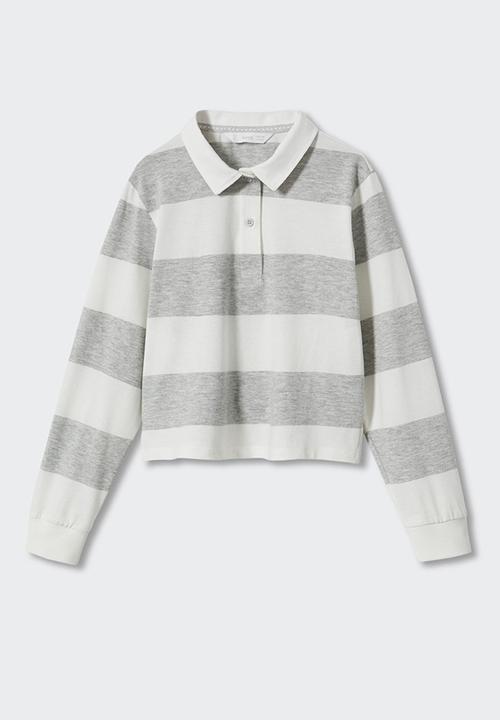 MANGO - Polo shirt  pililong - grey