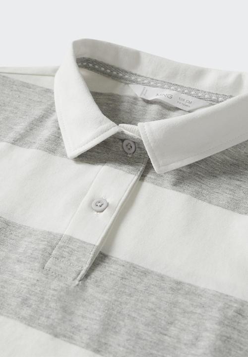 MANGO - Polo shirt  pililong - grey