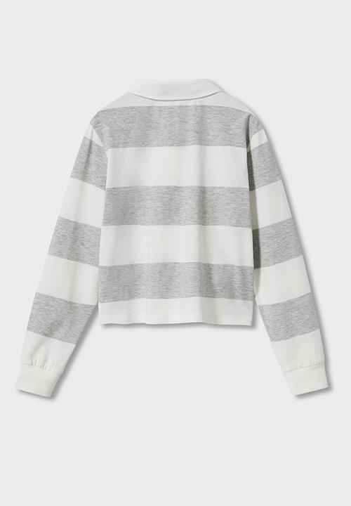 MANGO - Polo shirt  pililong - grey