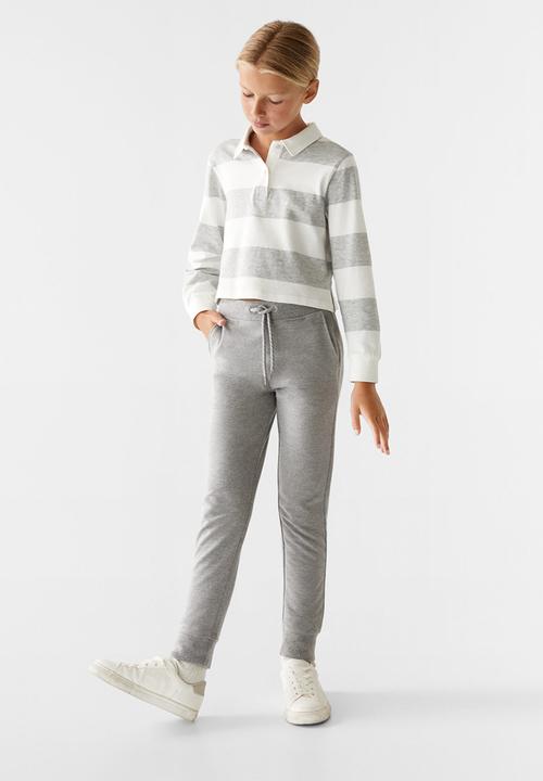 MANGO - Polo shirt  pililong - grey