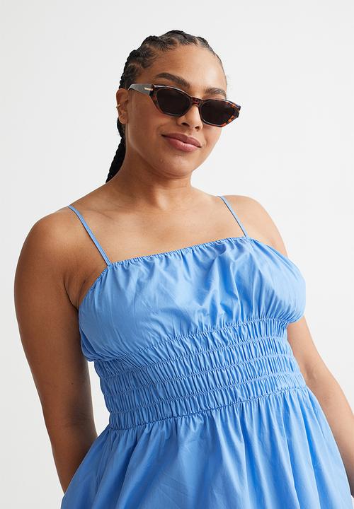 H&M - Smock-waisted dress - blue