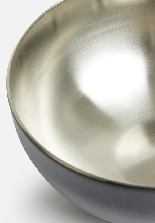 Excellent Houseware - Stainless steel bowl - anthracite