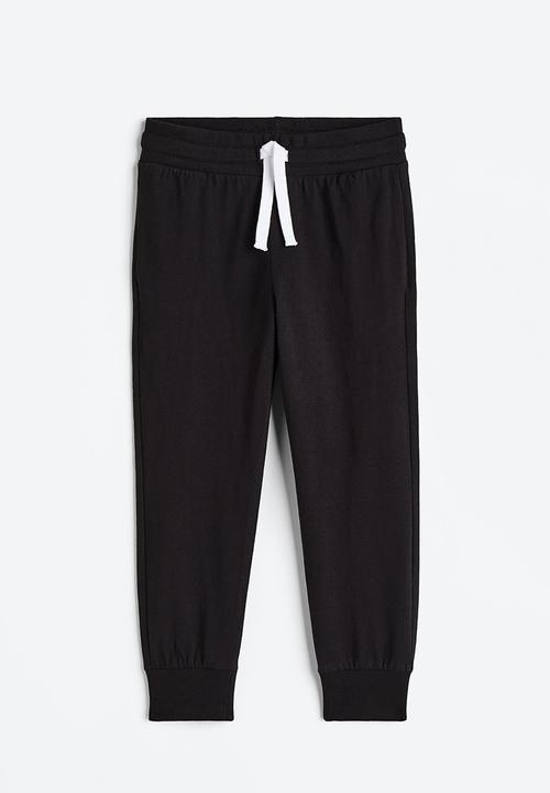 H&M - Jersey joggers - black