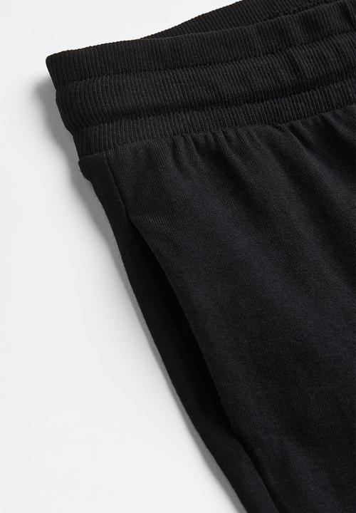 H&M - Jersey joggers - black