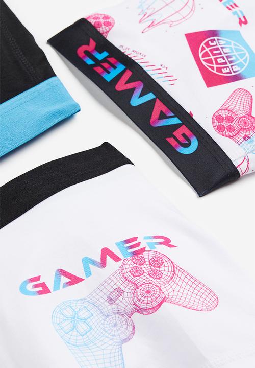H&M - 3-pack boxer shorts - white/gamer