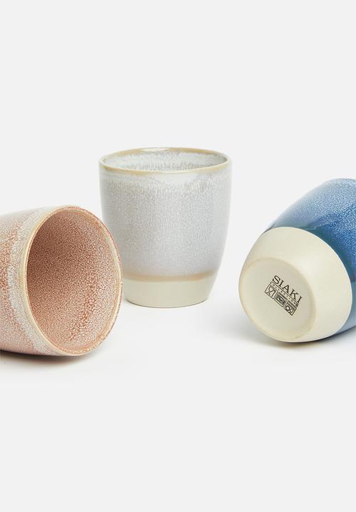 Excellent Houseware - Espresso mug set of 3 - multi