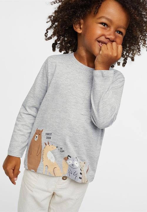 MANGO - T-shirt  bosque - grey