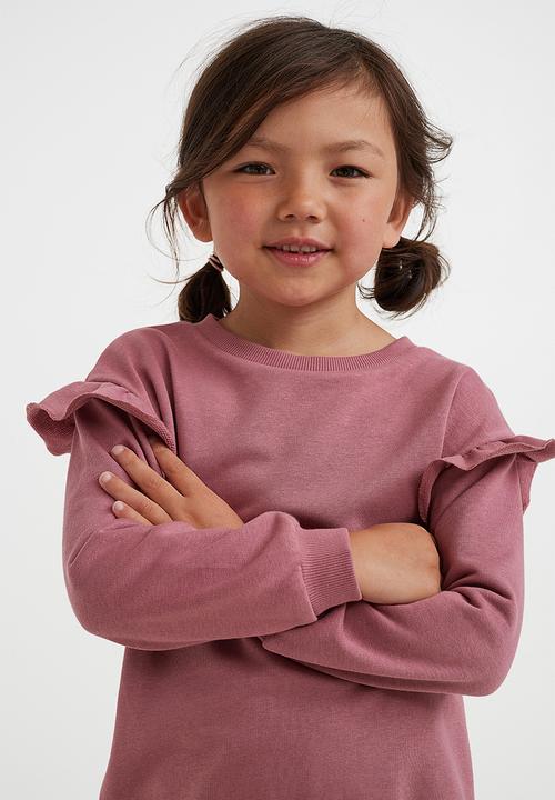 H&M - 2-piece top and leggings set - dark pink