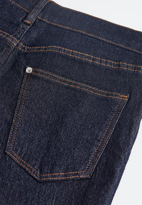 H&M - Comfort stretch slim fit jeans - dark denim blue