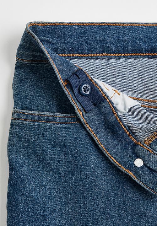 H&M - Comfort stretch slim fit jeans - dark denim blue