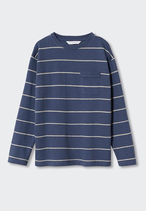 MANGO - T-shirt  charles - blue