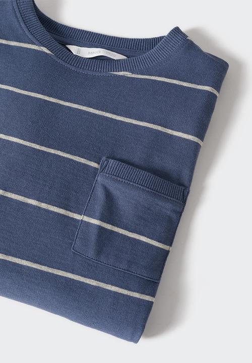 MANGO - T-shirt  charles - blue