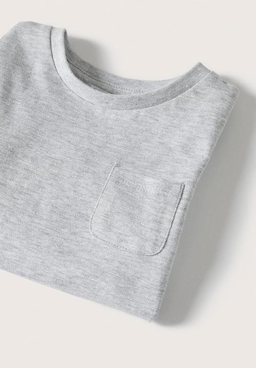 MANGO - T-shirt  marcos - grey