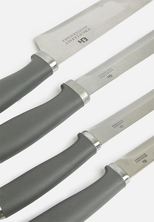 Excellent Houseware - Knife set - black