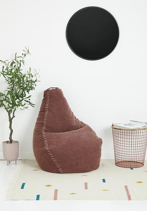 Sixth Floor - Pomona bean bag - rust