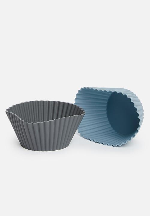 Excellent Houseware - Cupcake 8 piece cup set - blue