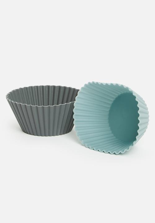 Excellent Houseware - Cupcake 8 piece cup set - charcoal
