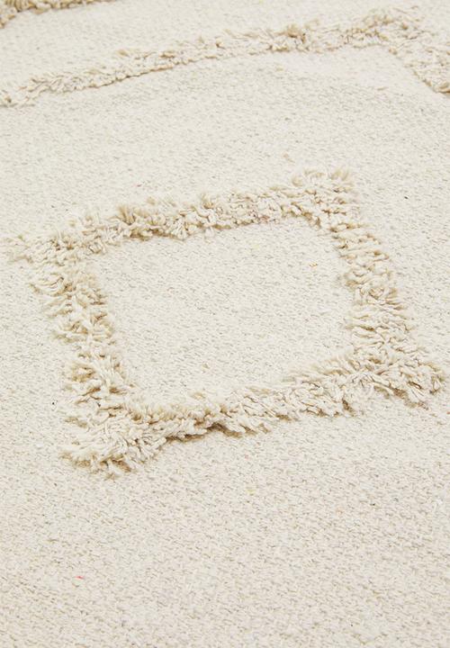 H&S - Saskia tufted rug - white